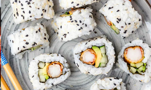 Tempura Sushi Plate
